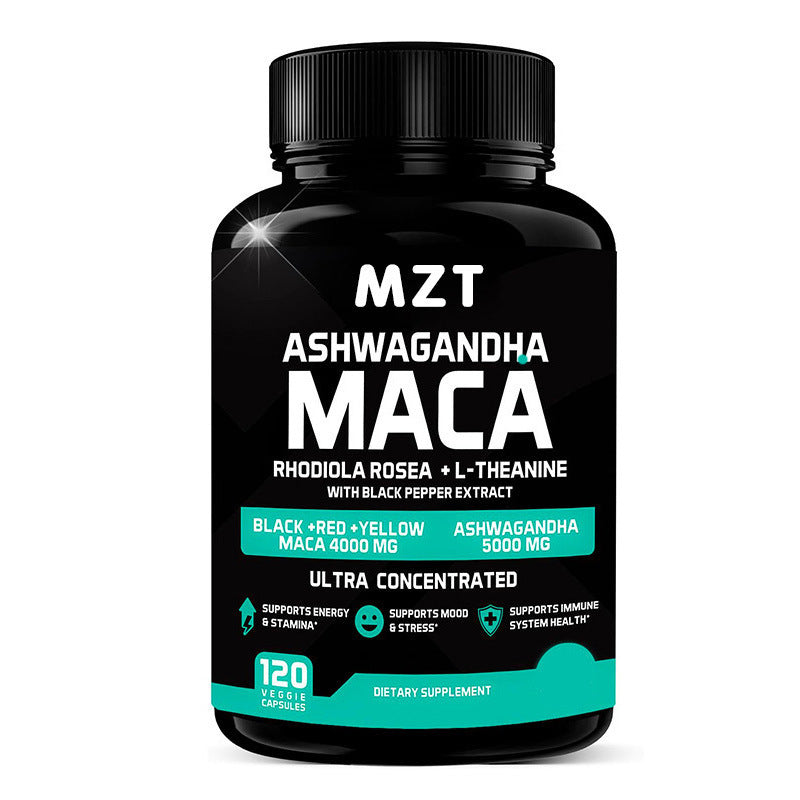 Ashwagandha Maca Energy Boost - 4-in-1 Natural Formula (60 Capsules)